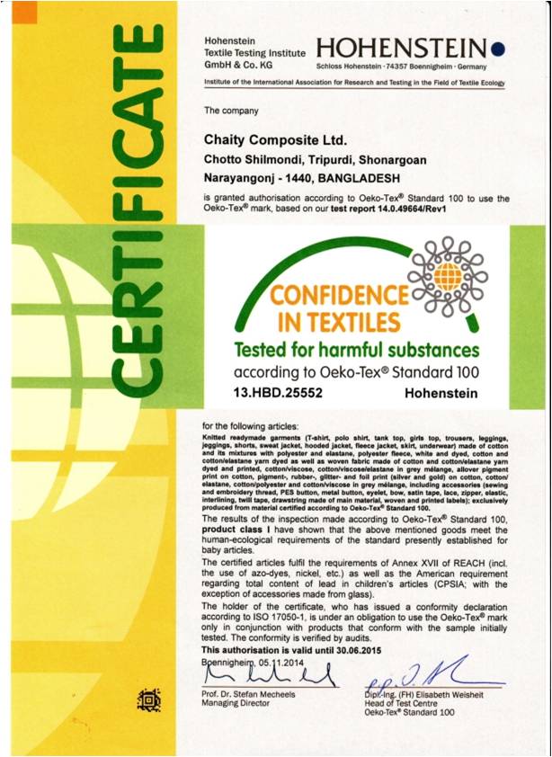 Certificate 1